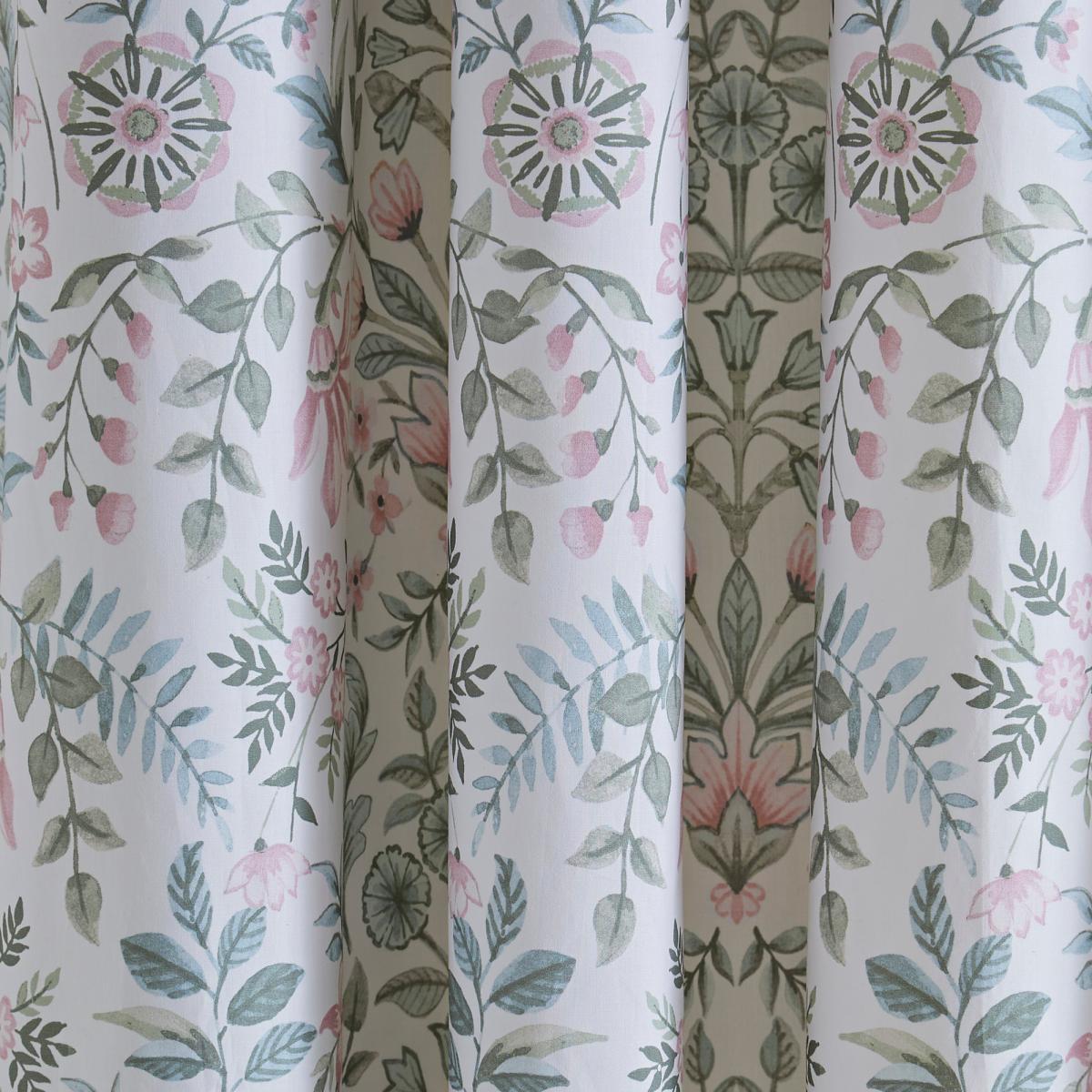 Dorothy Green Blackout Eyelet Curtains Green – image 4