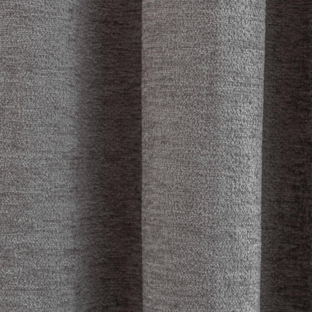 Clayton Chenille Chateau Grey Eyelet Curtains Chateau Grey – image 5