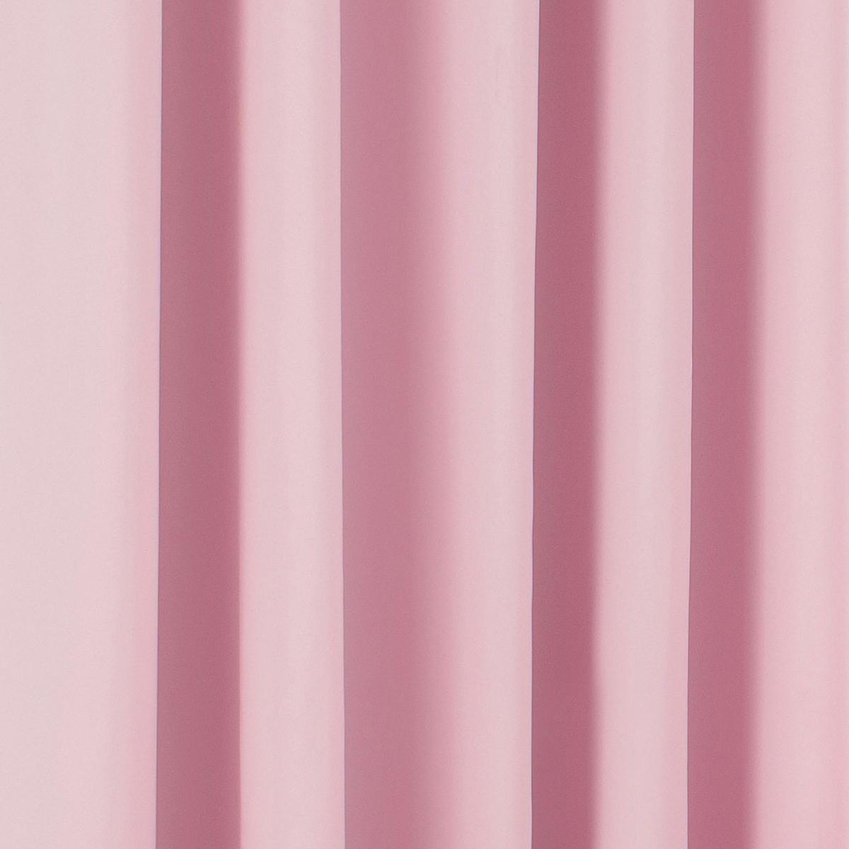 Mia Pink Blackout Eyelet Curtains Pink – image 2