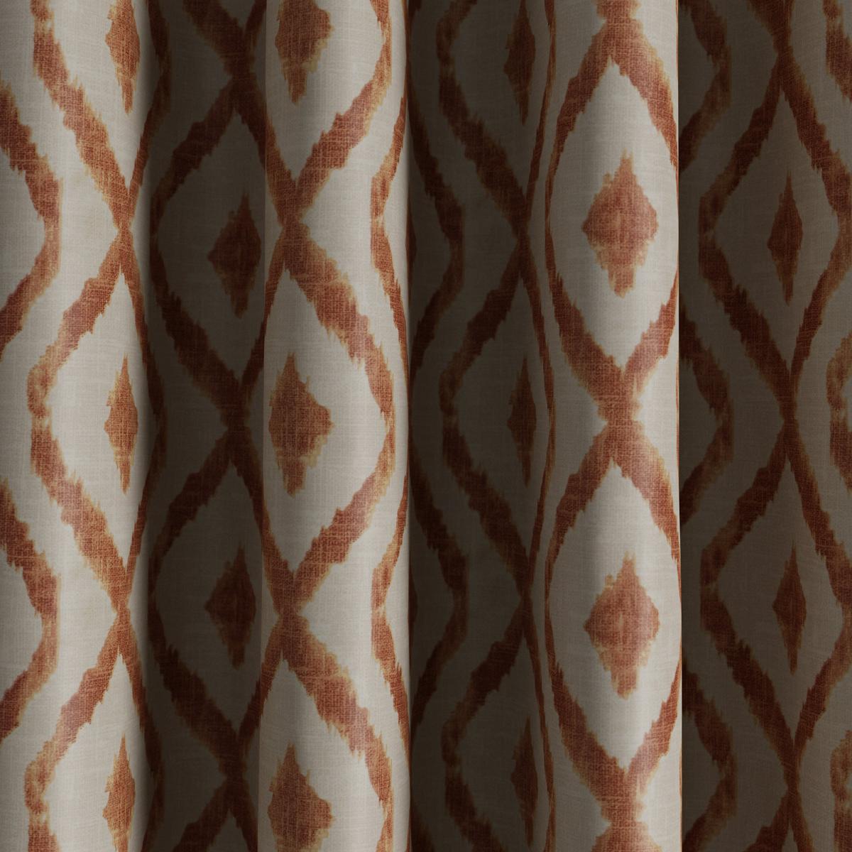 Imani Butterscotch Sheer Eyelet Curtains Butterscotch (Orange) – image 3