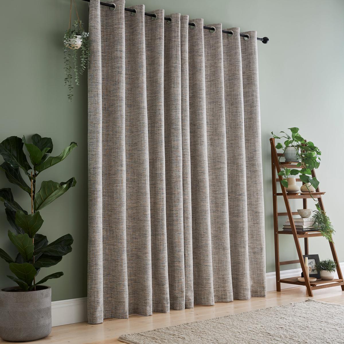 Doha Natural Eyelet Curtains Natural – image 3