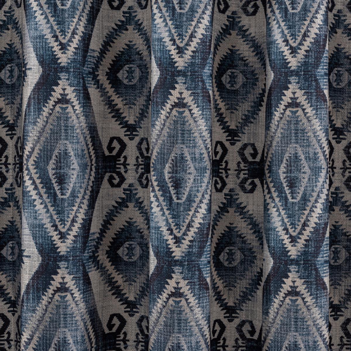 Santa Rosa Navy Eyelet Curtains Navy – image 3