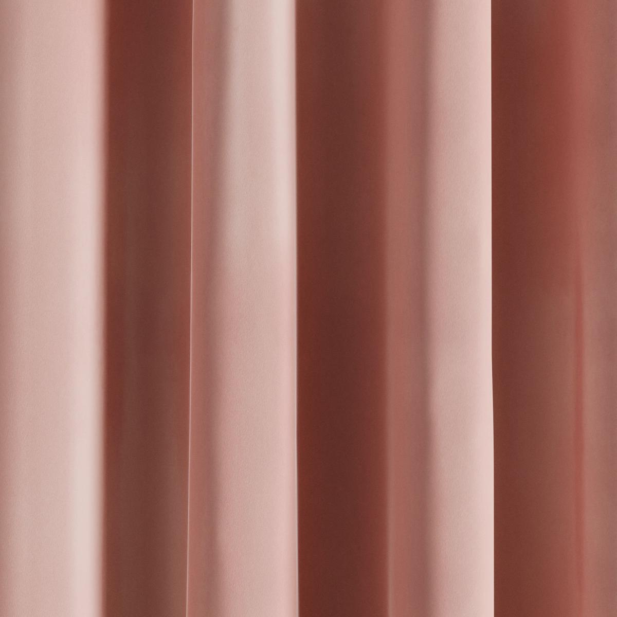 Phoenix Velour Blush Thermal Eyelet Curtains Blush – image 3