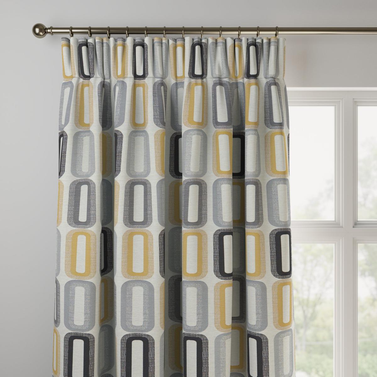 Dahl Made to Measure Curtains Dahl Ochre – image 2