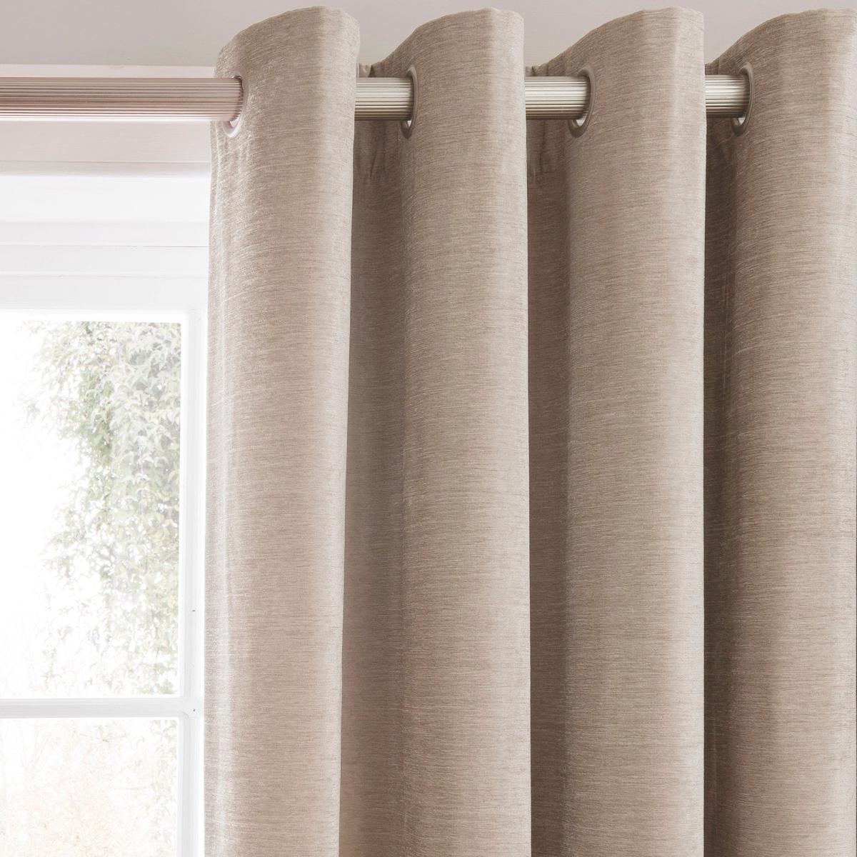 Dorma Lymington Cream Eyelet Curtains Cream – image 4