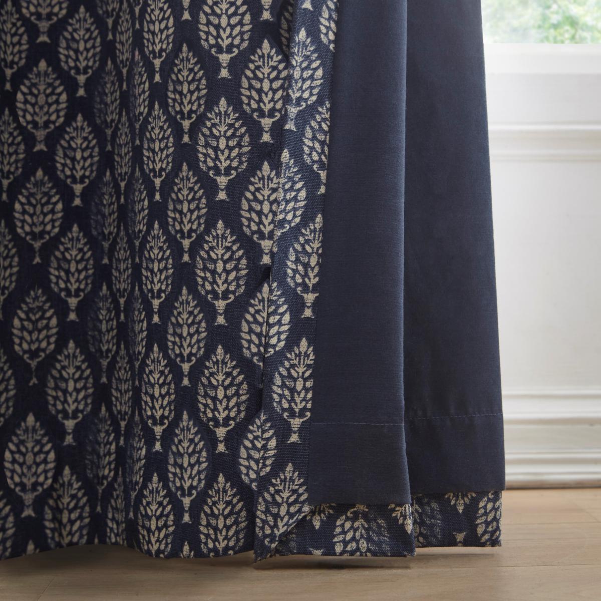 Connor Tree Folkestone Blue Eyelet Curtains Folkstone Blue – image 6