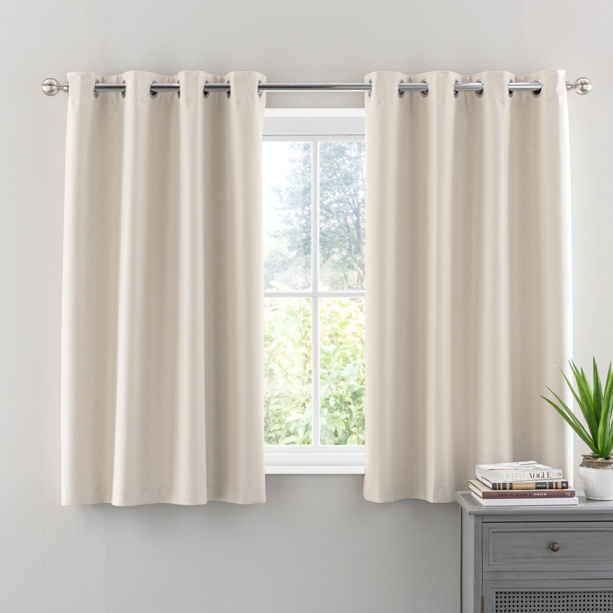 Montreal Cream Thermal Ultra Blackout Eyelet Curtains Cream – image 5