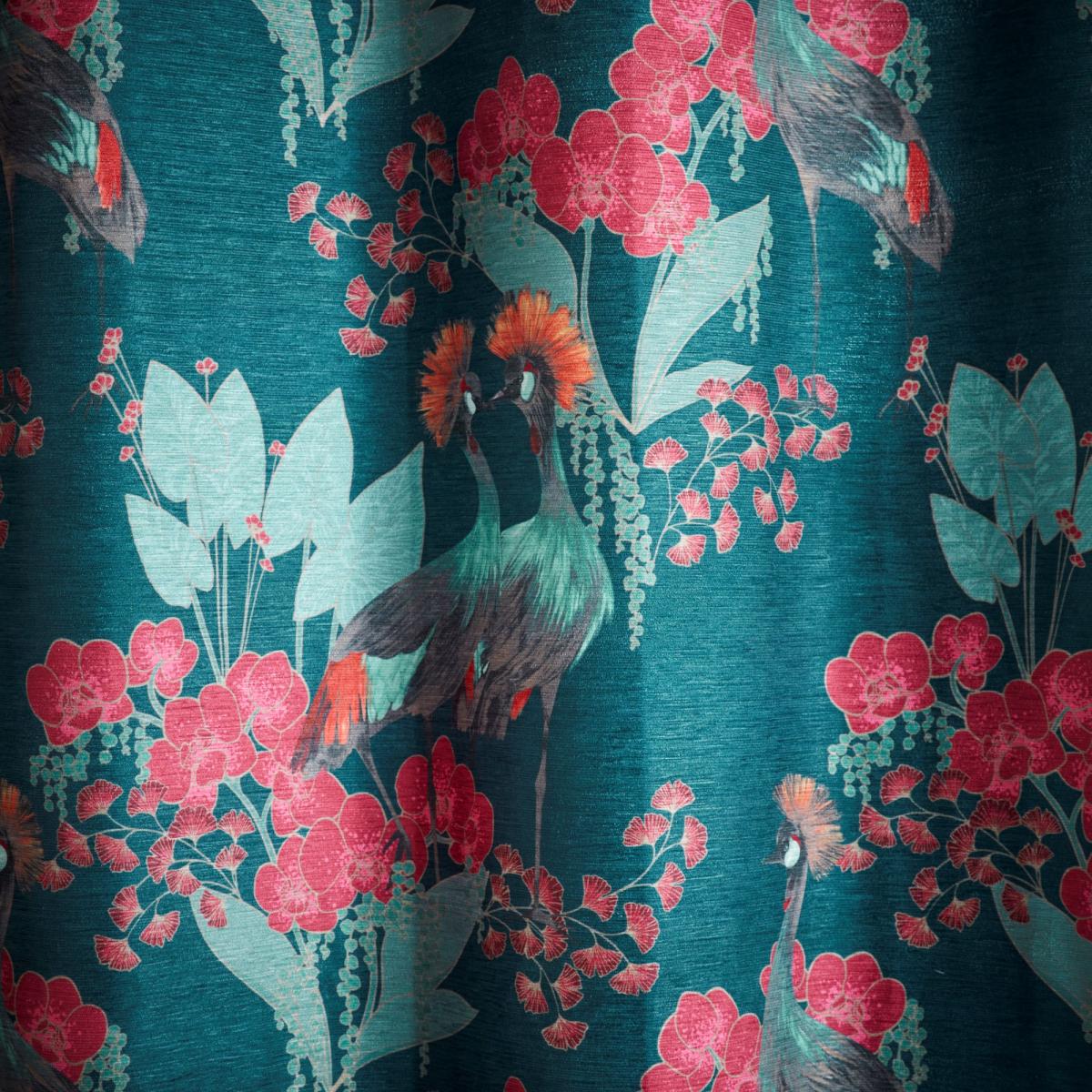 Mariba Emerald Eyelet Curtains Emerald – image 3