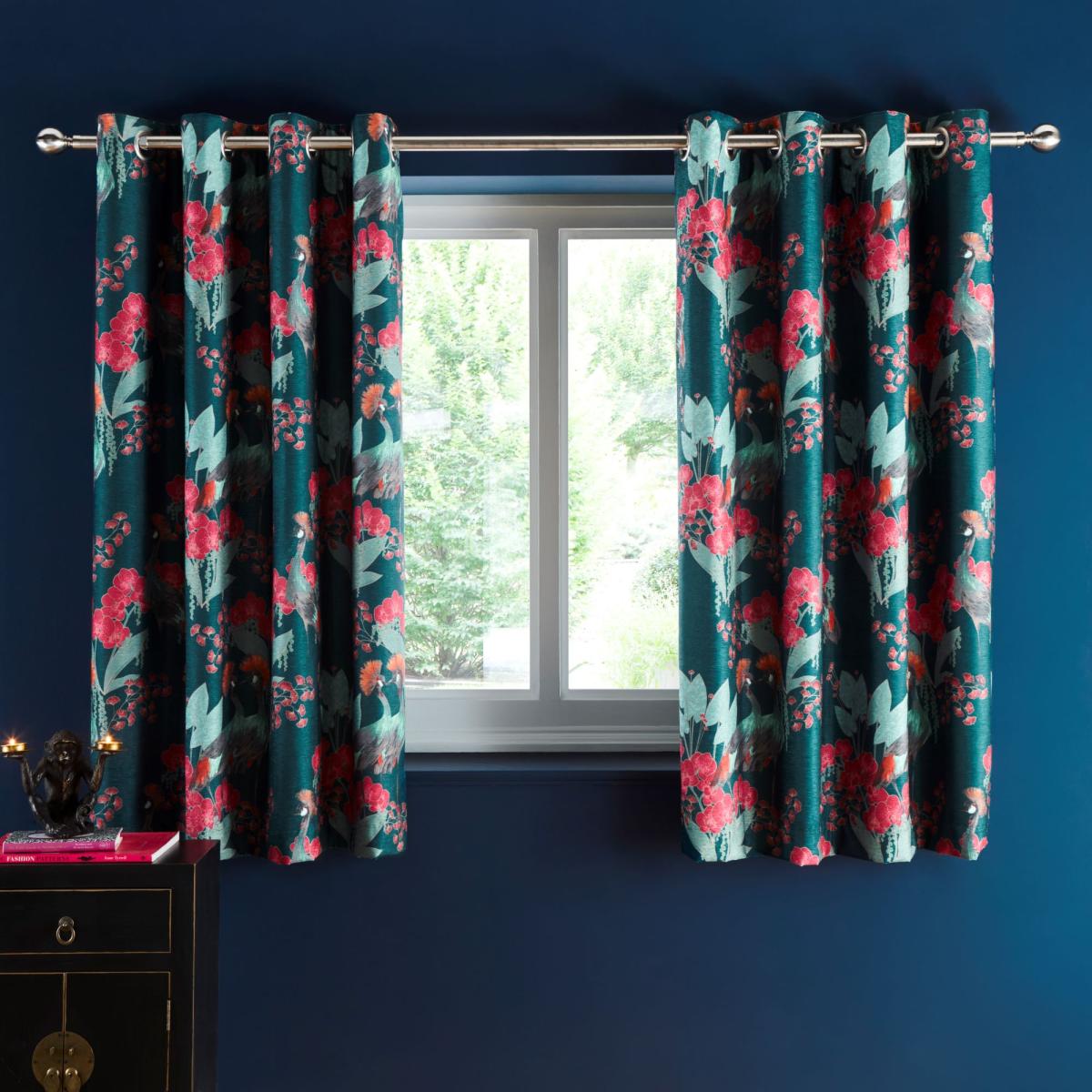 Mariba Emerald Eyelet Curtains Emerald – image 5