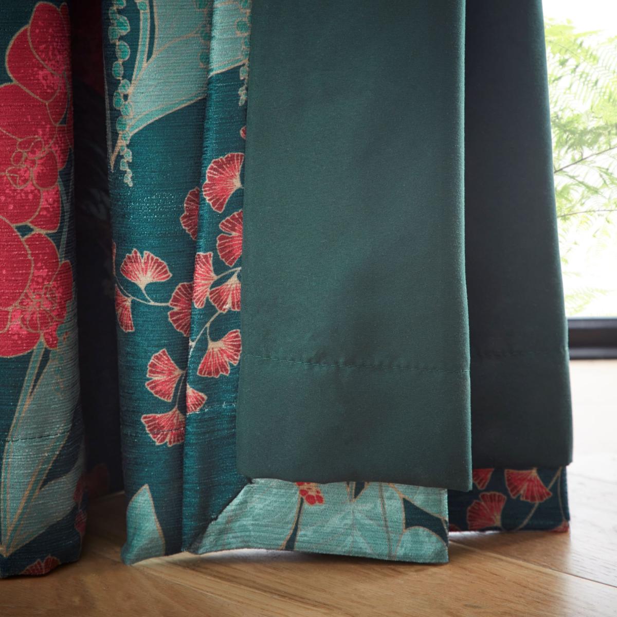 Mariba Emerald Eyelet Curtains Emerald – image 6