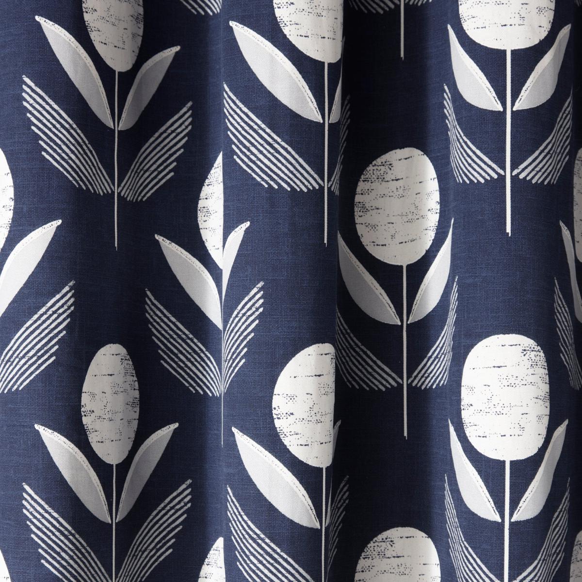 Elements Arna Navy Eyelet Curtains Navy – image 4