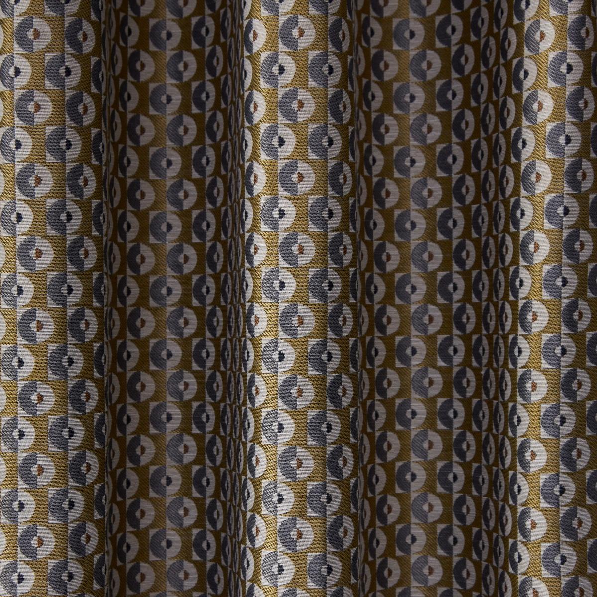 Elements Ivar Ochre Eyelet Curtains Yellow – image 2