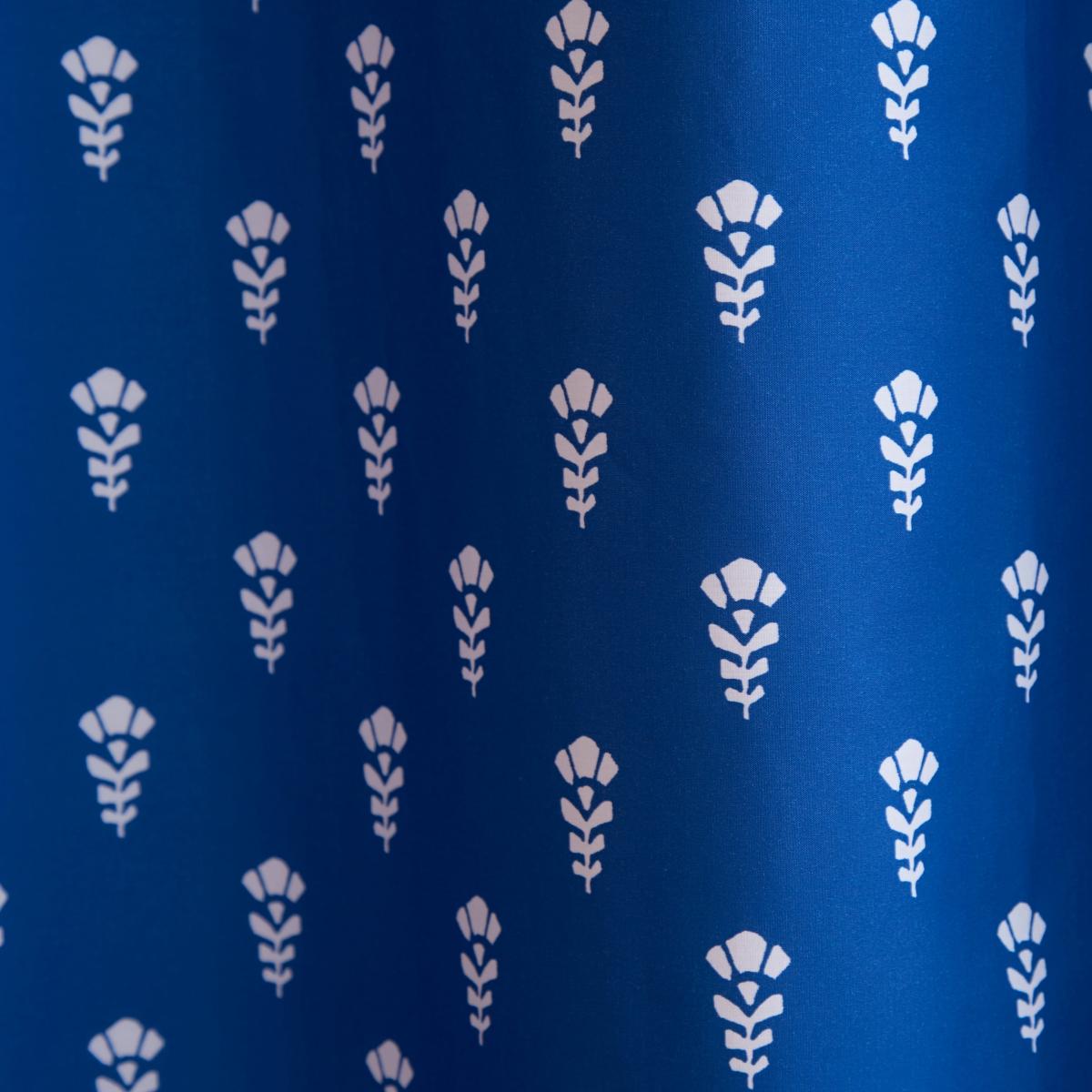 Bonnie Blue Blackout Eyelet Curtains Blue/White – image 3