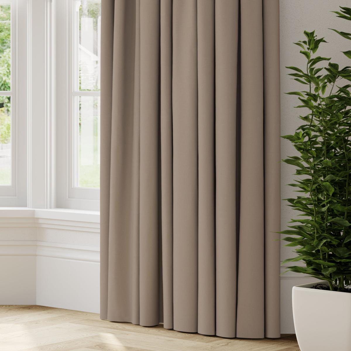 Panama Cotton Made to Measure Curtains Panama Clay – image 2