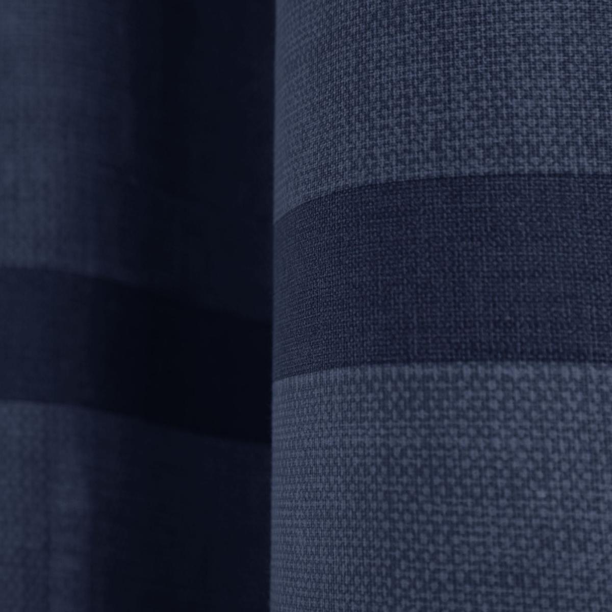 Catherine Lansfield Melville Navy Woven Eyelet Curtains Navy – image 3