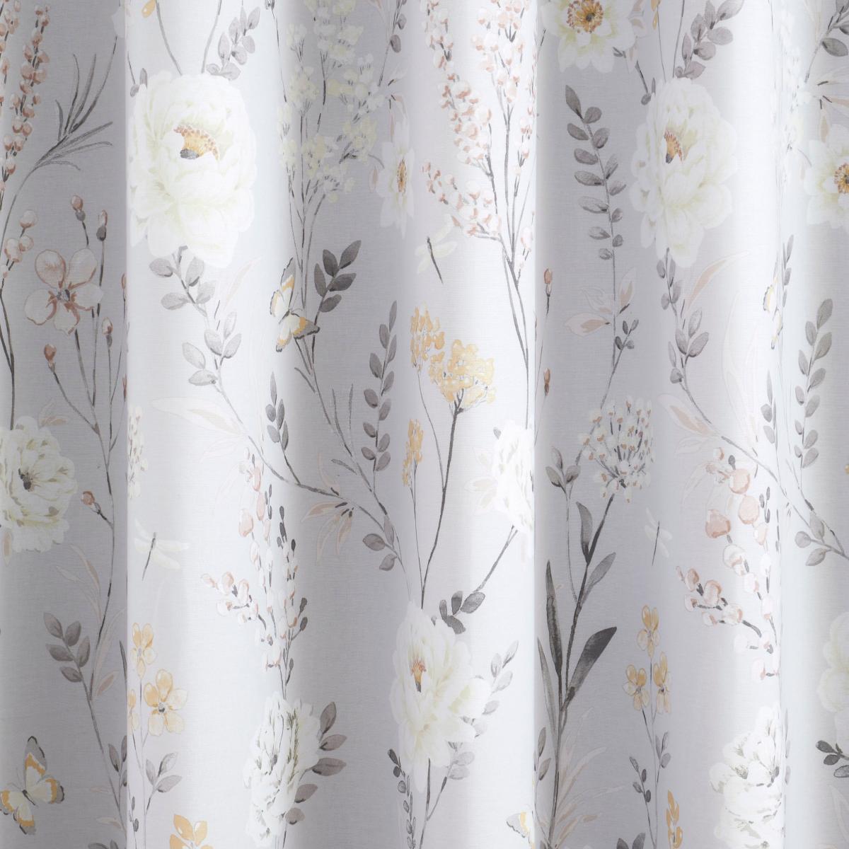 Arabella Grey Blackout Eyelet Curtains Grey – image 2