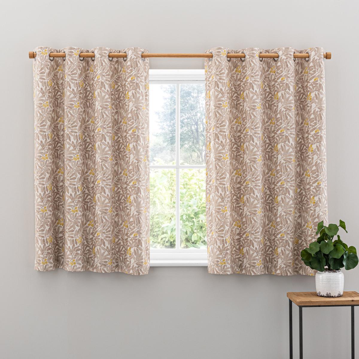 Coleton Natural Eyelet Curtains Natural – image 4