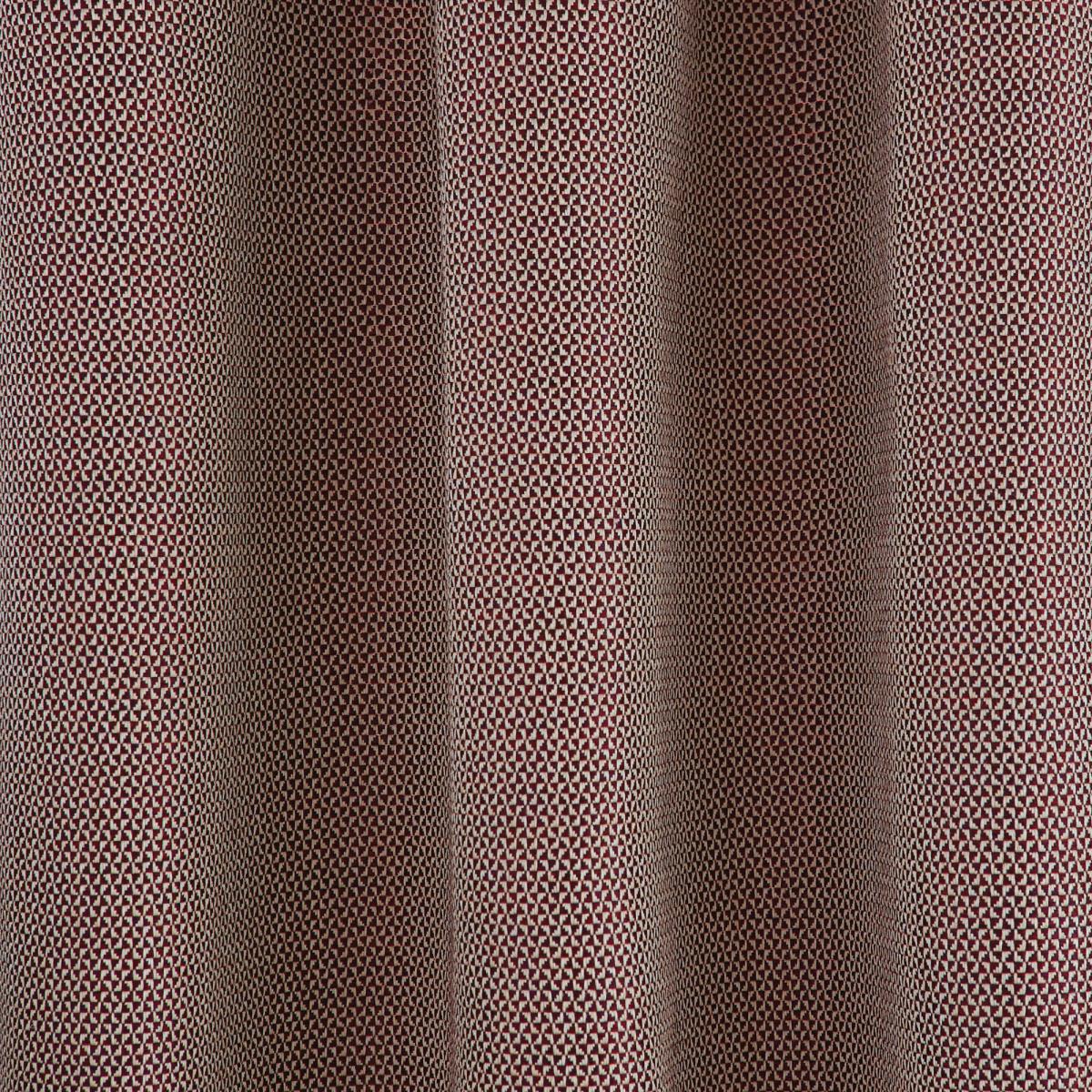 Harper Merlot Eyelet Curtains Red – image 3