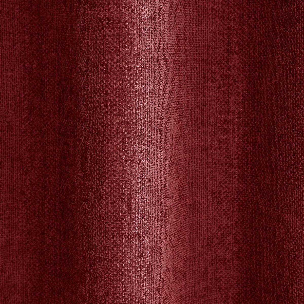 Ensley Chenille Thermal Red Eyelet Curtains Red – image 3