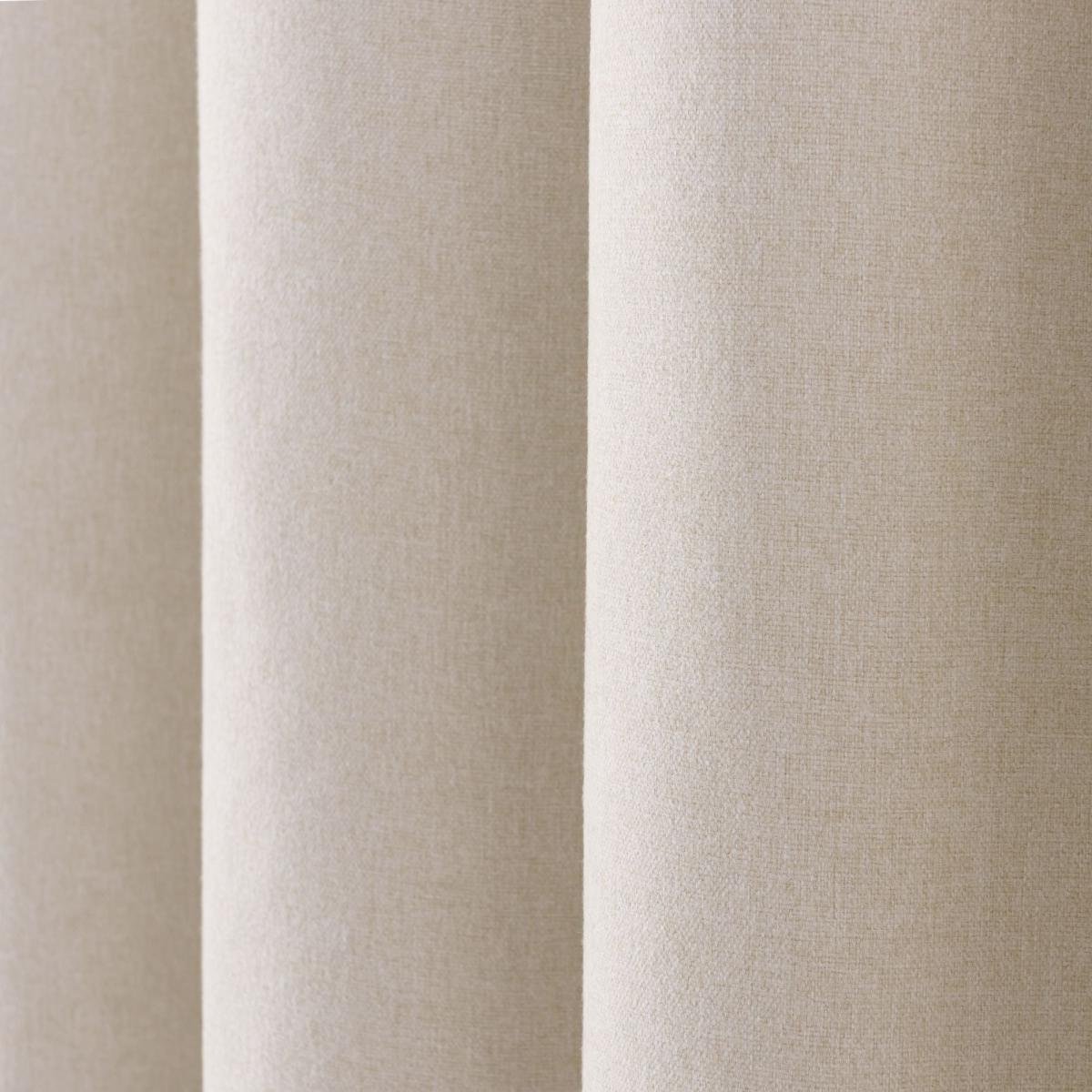Ultra Luna Natural Eyelet Blackout Curtain Natural – image 3