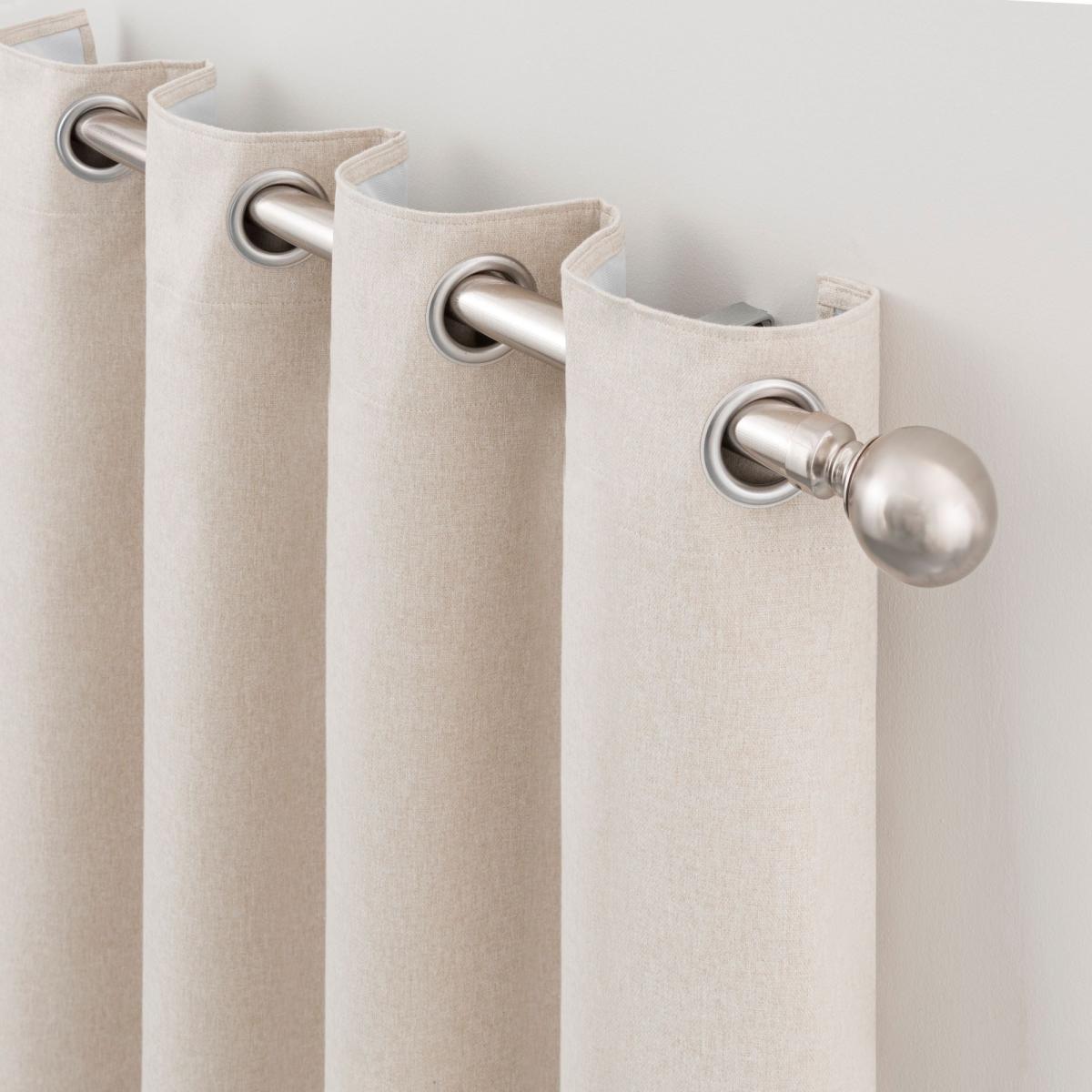 Ultra Luna Natural Eyelet Blackout Curtain Natural – image 6
