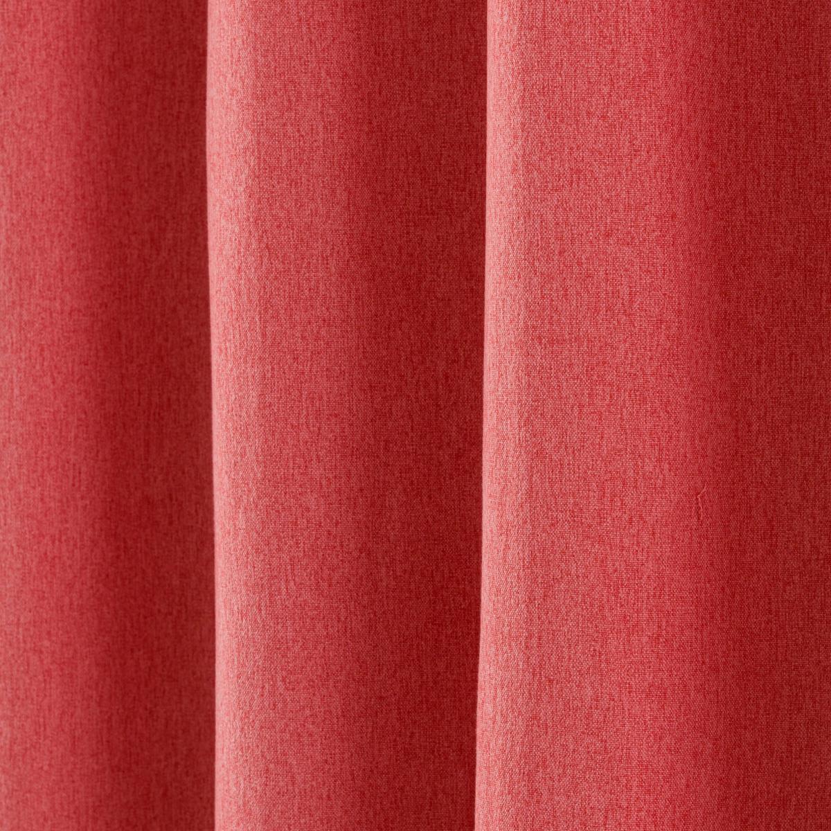 Luna Brushed Coral Blackout Eyelet Curtains Pink – image 6