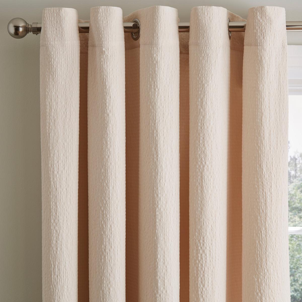 Waffle White Sand Curtains White Sand – image 2