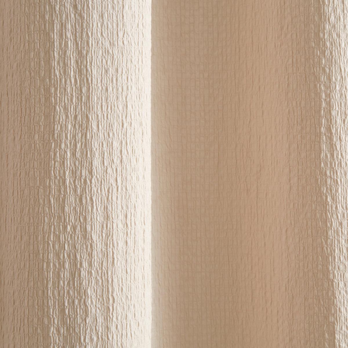 Waffle White Sand Curtains White Sand – image 3