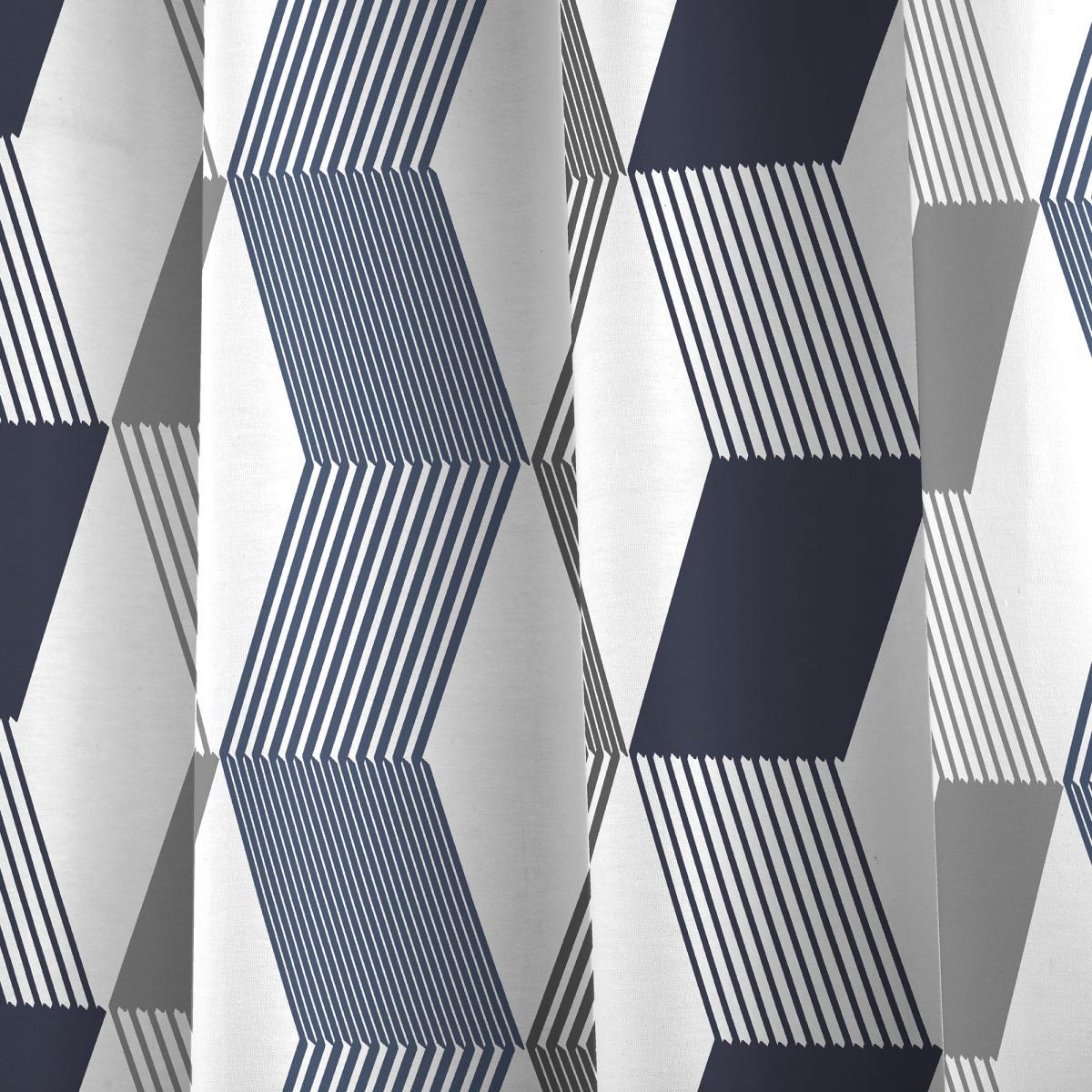 Fusion Magna Navy Eyelet Curtains Navy – image 3