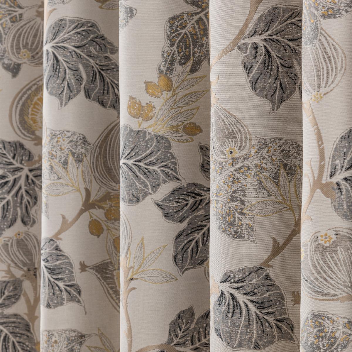 Chianti Jacobean Ochre Eyelet Curtains Ochre – image 3