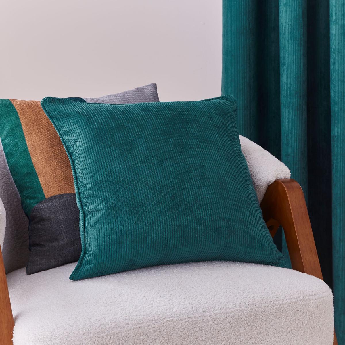 Elements Cord Peacock Eyelet Curtains Peacock – image 7