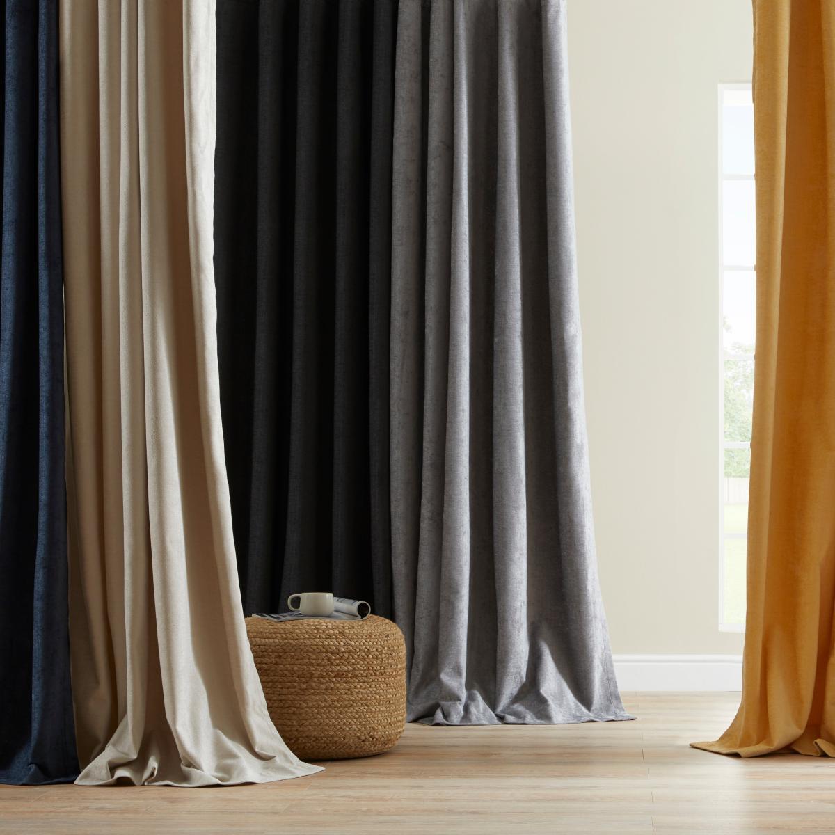 Dawson Olive Thermal Eyelet Curtains Olive (Green) – image 4