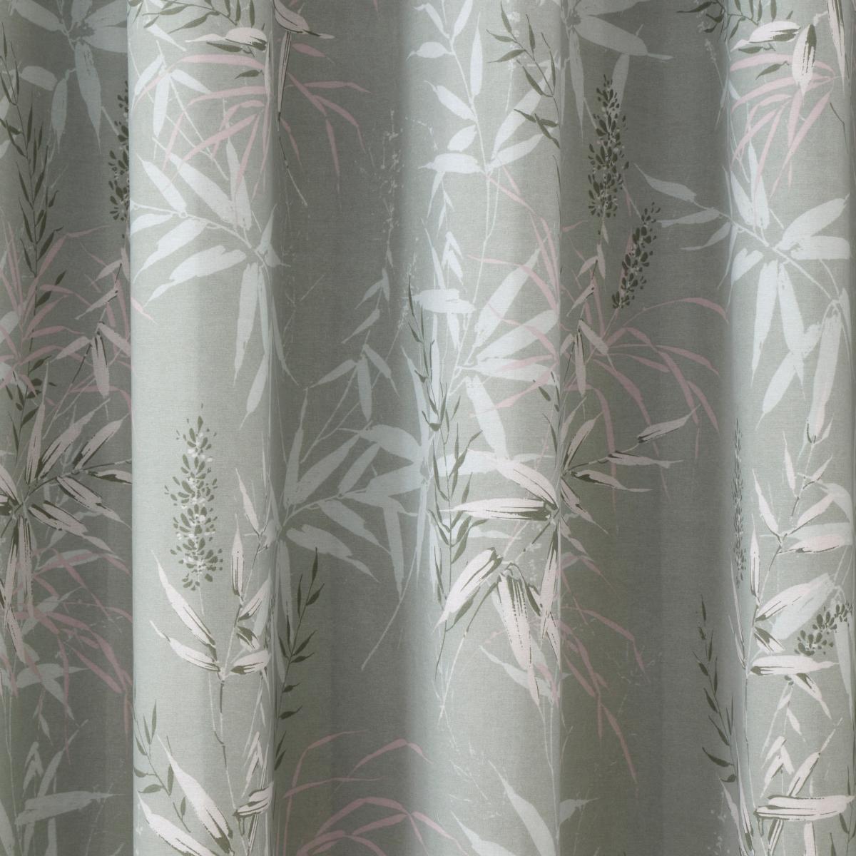 Sophia Shadow Bamboo Blackout Eyelet Curtains Sage (Green) – image 2