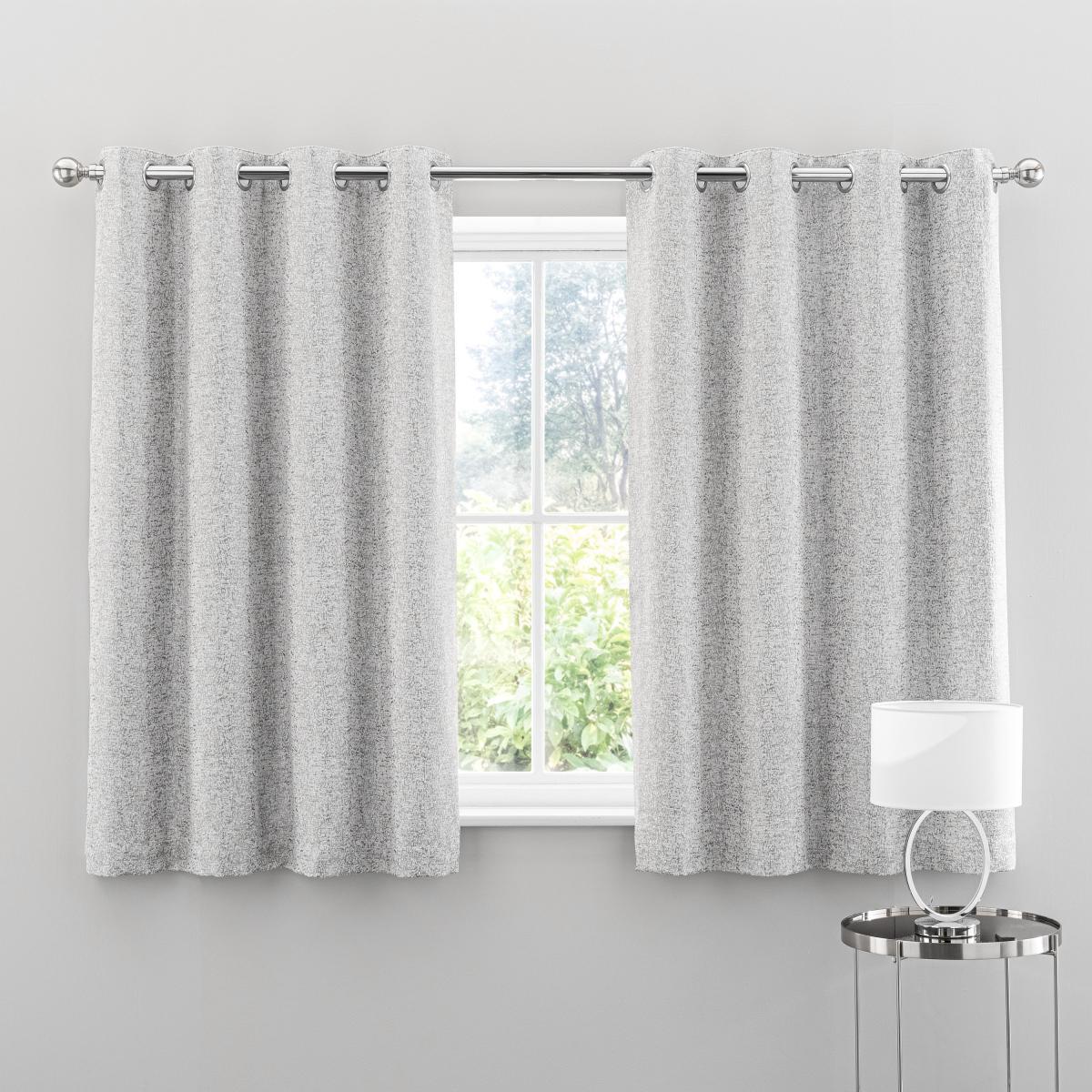 Rome Serpa Eyelet Curtains Dove (Grey) – image 2