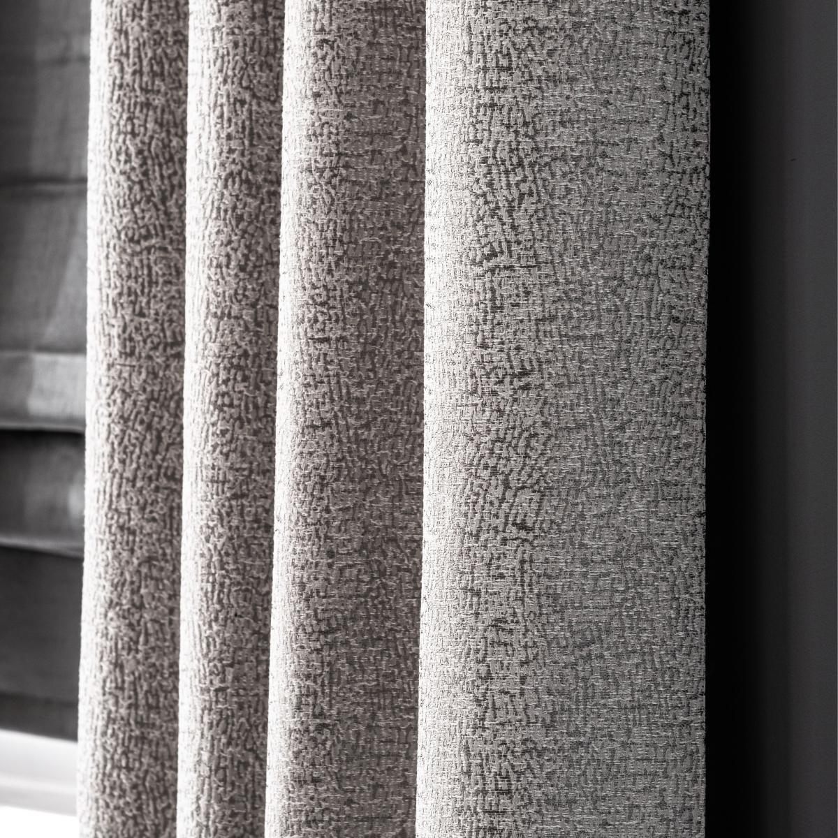 Rome Serpa Eyelet Curtains Dove (Grey) – image 3