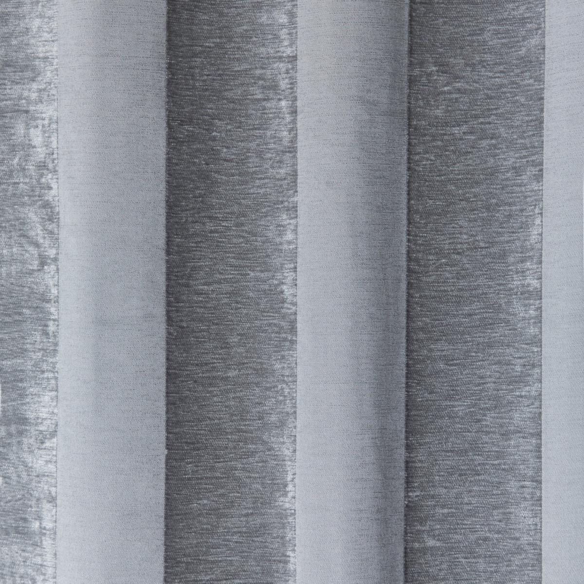 Parker Grey Chenille Eyelet Door Curtain Grey – image 2