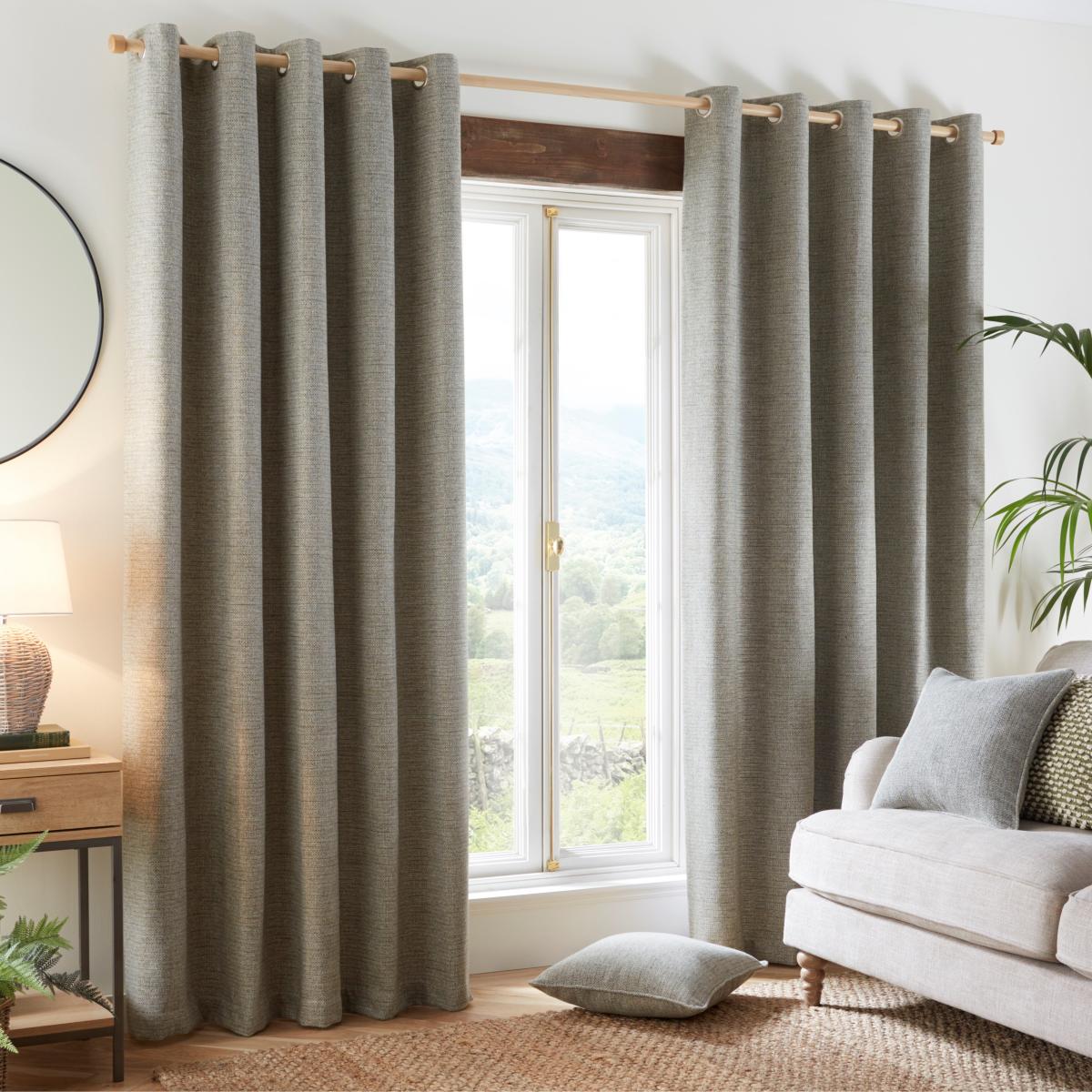 Harrington Eyelet Curtains Sage Sage – image 2