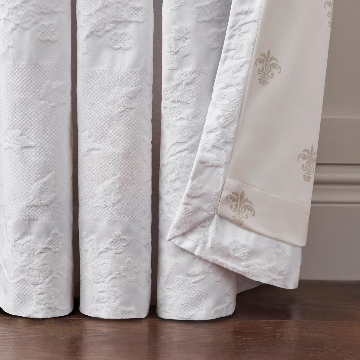 Dorma Purity Kempley Blackout Eyelet Curtains White – image 3