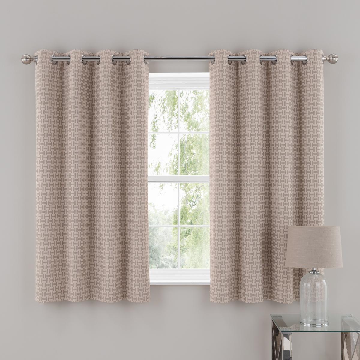 Stack Natural Eyelet Curtains Natural – image 6