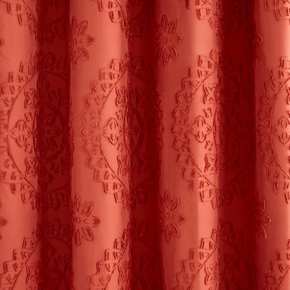 Mandala Orange Umber Blackout Eyelet Curtain Orange Umber – image 2