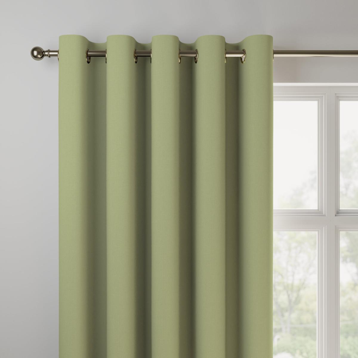 Panama Cotton Made to Measure Curtains Panama Sage – image 3