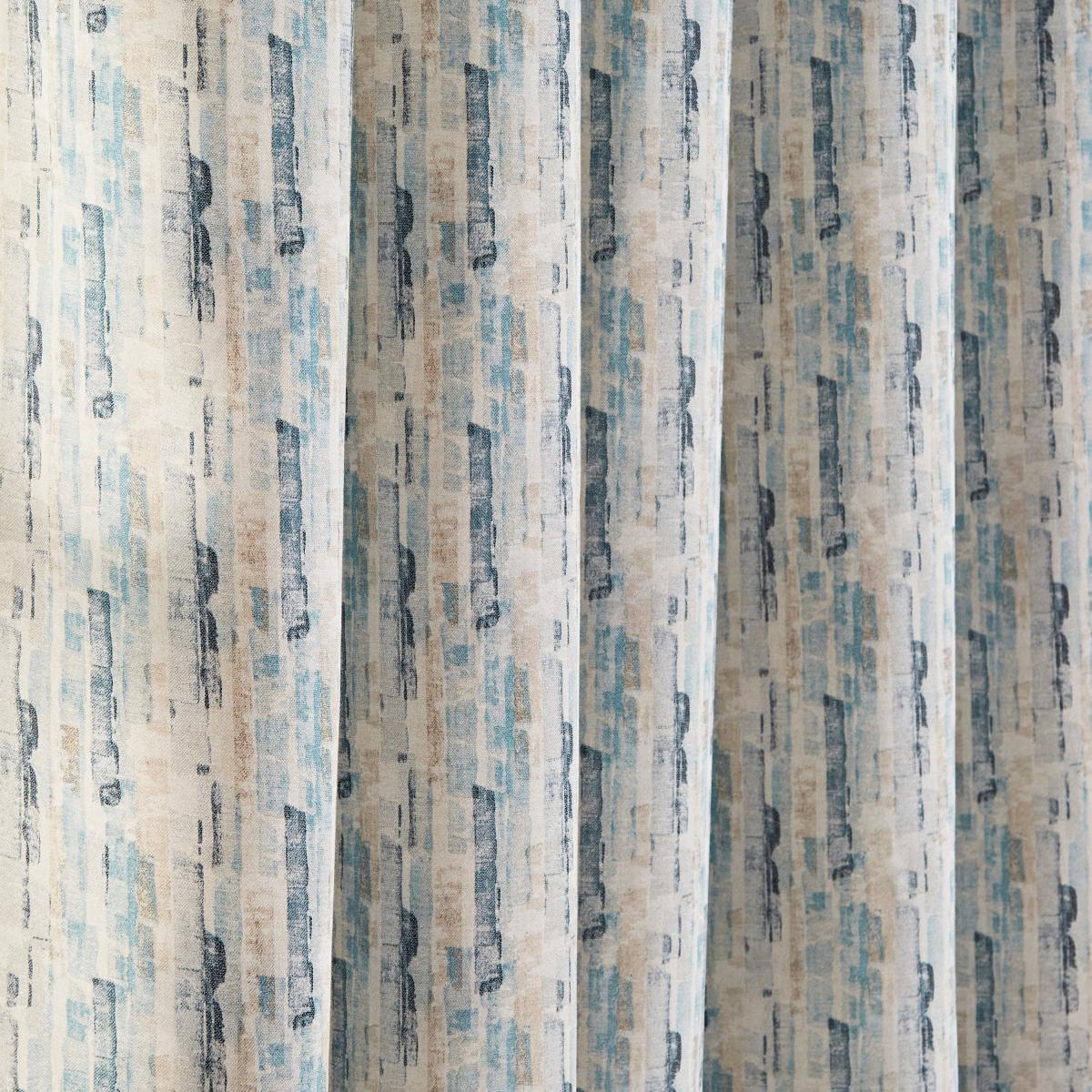 Shoreline Seafoam Eyelet Curtains Seafoam (Blue) – image 3