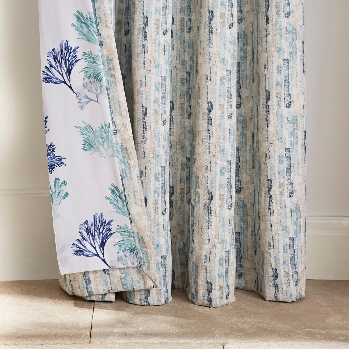 Shoreline Seafoam Eyelet Curtains Seafoam (Blue) – image 5