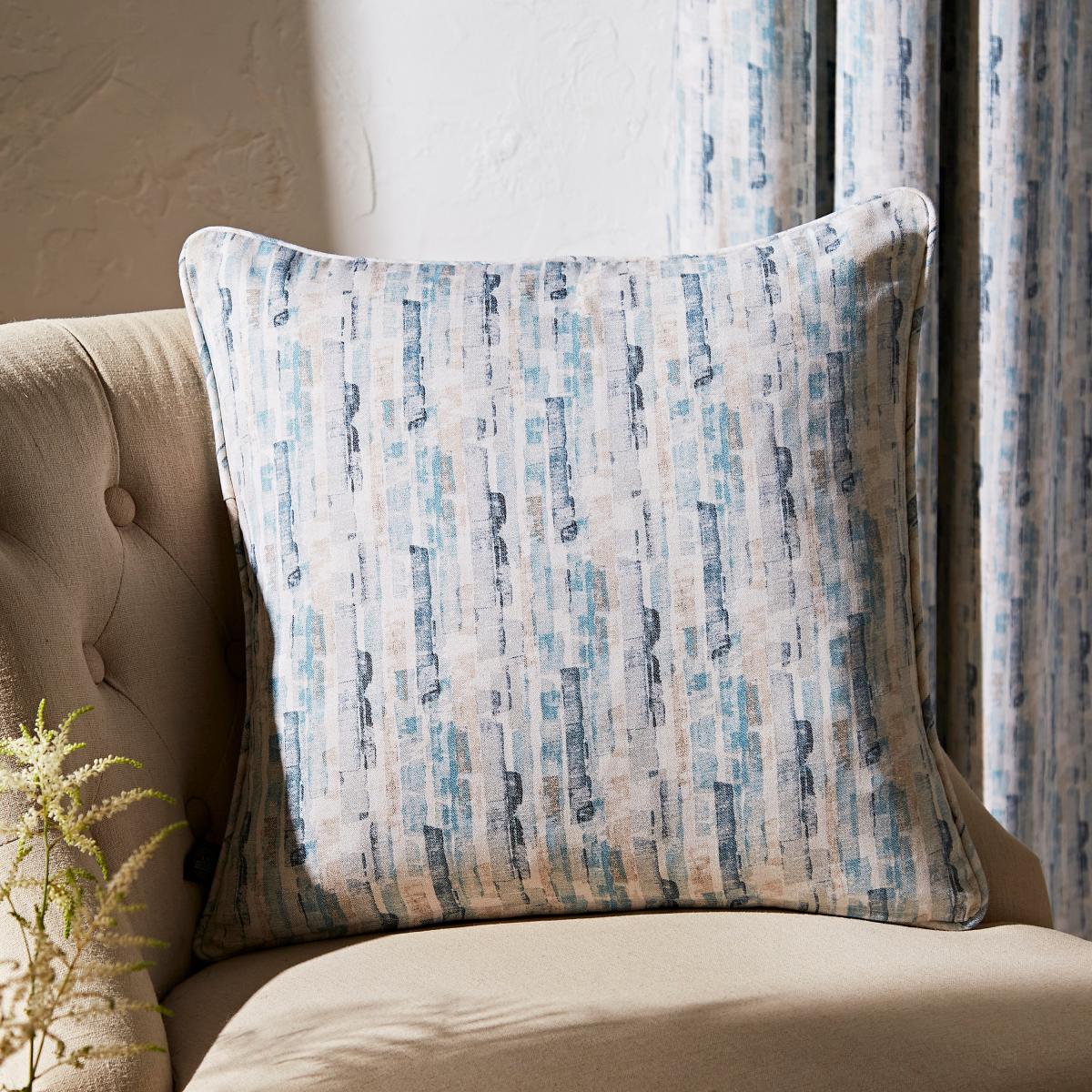 Shoreline Seafoam Eyelet Curtains Seafoam (Blue) – image 6
