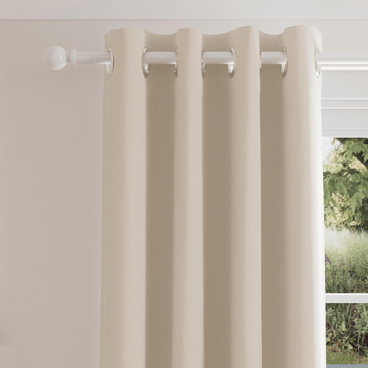 Nyah Cotton Chalk Eyelet Curtains Off-White – image 2