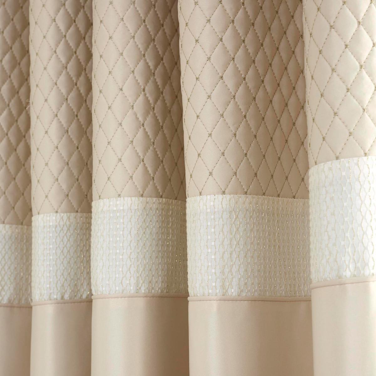 Bardot Cream Blackout Eyelet Curtains Cream – image 2
