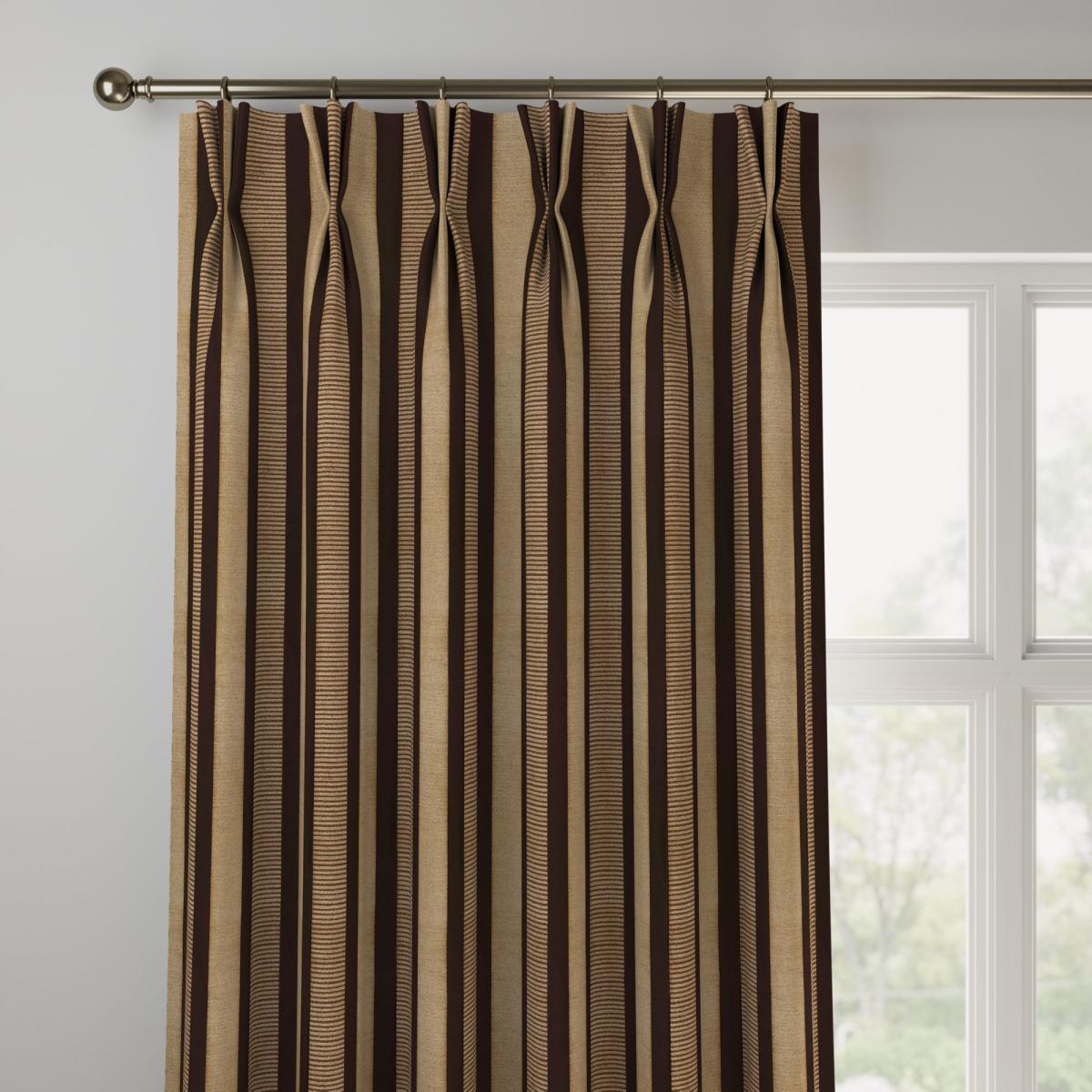 TaiPei Made to Measure Curtains Taipei Chenille Chocolate – image 2