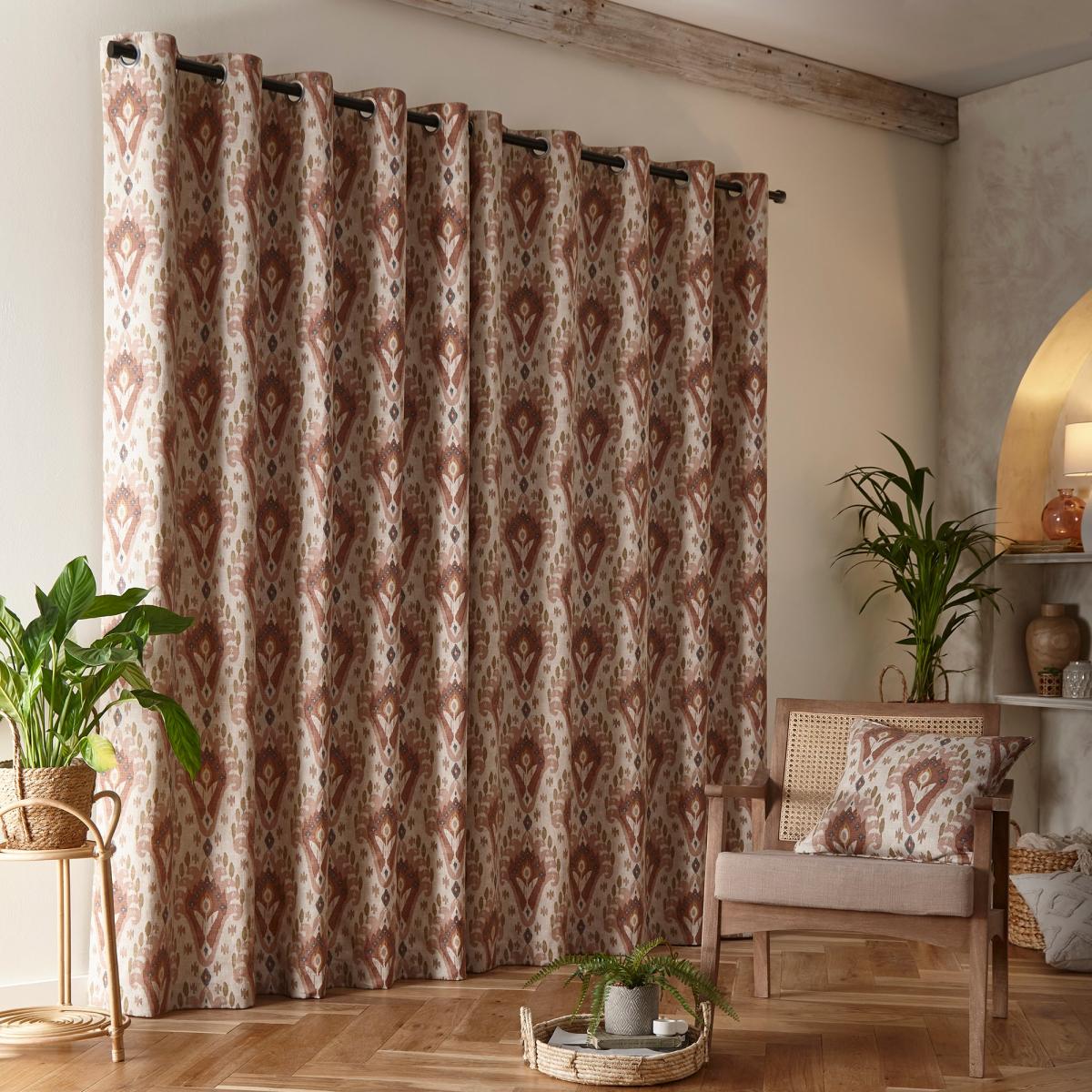 Jaipur Eyelet Curtains Natural Natural – image 4