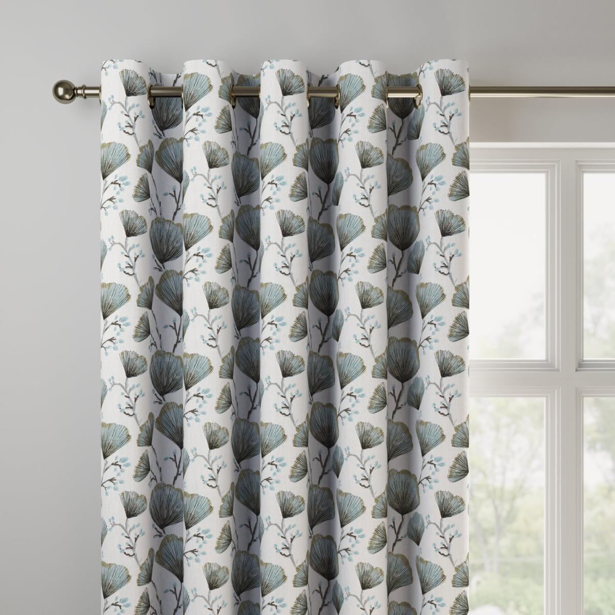 Odin Made to Measure Curtains Odin Printed Seafoam – image 2