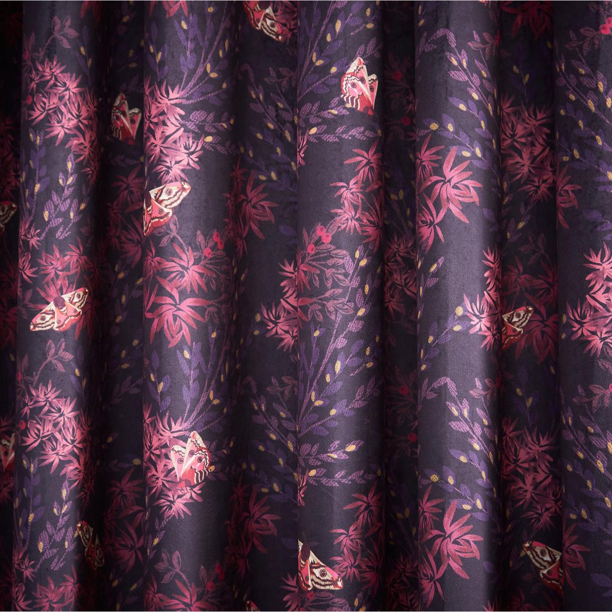Moorland Pink Eyelet Curtains Pink – image 3